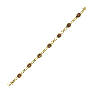 9K Garnet Gold Bracelet (CUSTODANA)