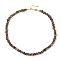 Fancy Tourmaline Silver Necklace