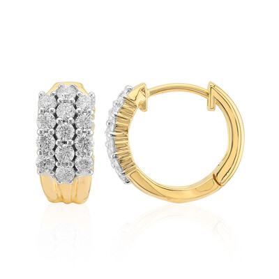 14K VVS1 (G) Diamond Gold Earrings (Annette)