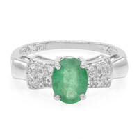 Bahia Emerald Silver Ring