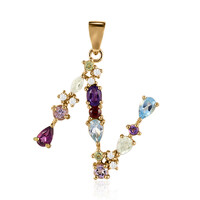 Sky Blue Topaz Silver Pendant