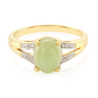 Imperial Chrysoprase Silver Ring