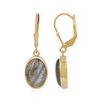 Labradorite Silver Earrings