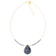 Iolite Silver Necklace
