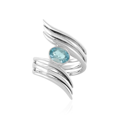 Ratanakiri Zircon Silver Ring (de Melo)