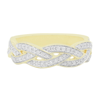 9K SI1 (G) Diamond Gold Ring (Annette)