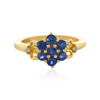 Blue Sapphire Silver Ring