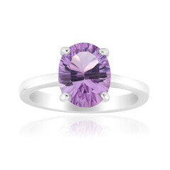Bolivian Amethyst Silver Ring
