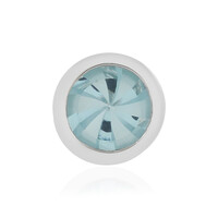 Sky Blue Topaz Silver Pendant