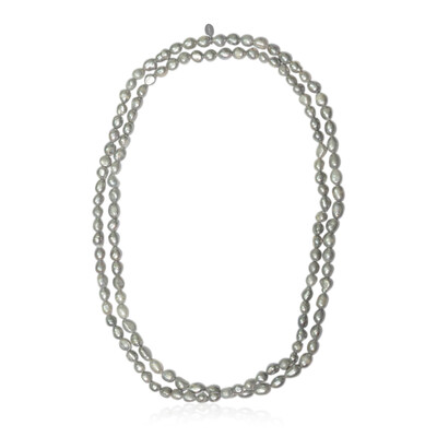 Freshwater pearl Silver Necklace (TPC)