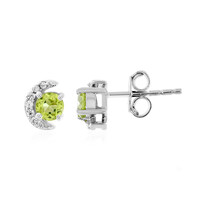Peridot Silver Earrings