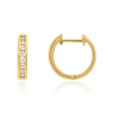 18K Flawless (F) Diamond Gold Earrings (LUCENT DIAMONDS)