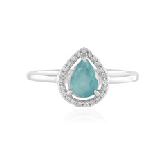 Grandidierite Silver Ring