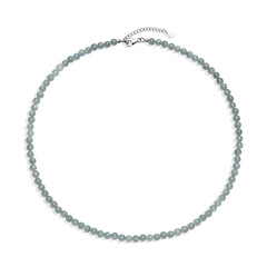 Green Kyanite Silver Necklace