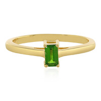 Russian Diopside Silver Ring