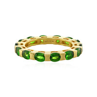 Russian Diopside Silver Ring