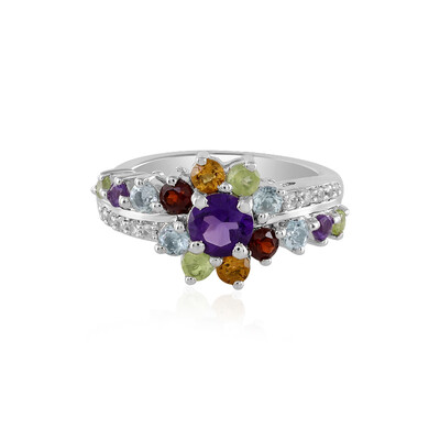 Amethyst Silver Ring