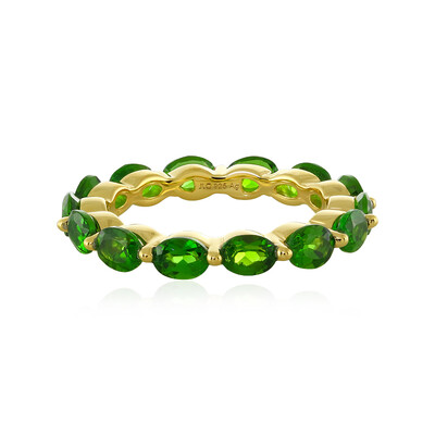 Russian Diopside Silver Ring