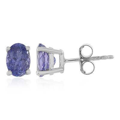 Tanzanite Silver Earrings