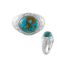 Kingman Blue Mojave Turquoise Silver Ring