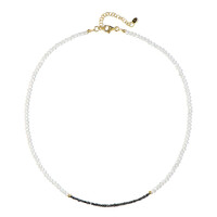 Black Diamond Silver Necklace