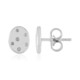 I2 (I) Diamond Silver Earrings