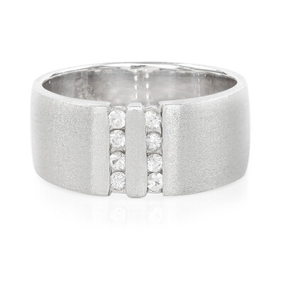 White Sapphire Silver Ring