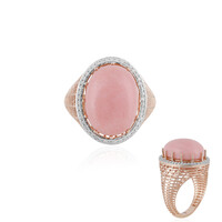 9K Pink Opal Gold Ring (Ornaments by de Melo)