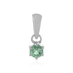 Ethiopian Emerald Silver Pendant