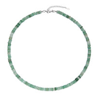Green Aventurine Silver Necklace