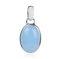 Aquamarine Silver Pendant