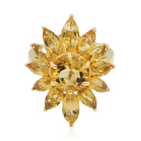 Citrine Silver Ring
