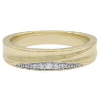 9K SI Diamond Gold Ring