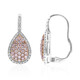 18K I1 Pink Diamond Gold Earrings (CIRARI)