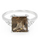 Smoky Quartz Silver Ring