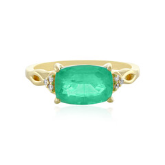 18K Ethiopian Emerald Gold Ring (AMAYANI)