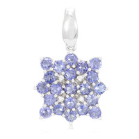 Madagascar Iolite Silver Pendant