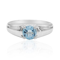 Swiss Blue Topaz Silver Ring (Tenner Diniz)