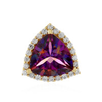 Purple Mystic Topaz Silver Pendant