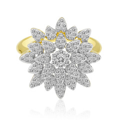 18K IF (D) Diamond Gold Ring
