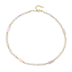 Madagascan Morganite Silver Necklace (Riya)