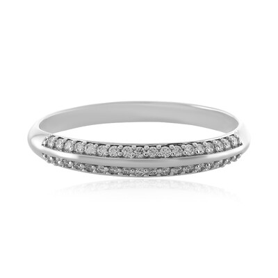 9K Flawless (F) Diamond Gold Ring (LUCENT DIAMONDS)