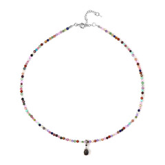 Mezezo Opal Silver Necklace