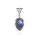 Labradorite Silver Pendant