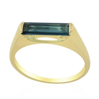 9K Brazilian Indicolite Gold Ring