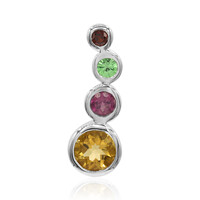 Citrine Silver Pendant