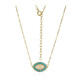 Welo Opal Silver Necklace (M de Luca)