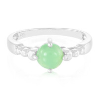 Imperial Chrysoprase Silver Ring