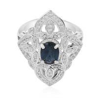 London Blue Topaz Silver Ring