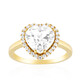 White Topaz Silver Ring